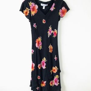 Black Floral Dress